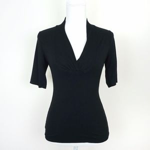 White House Black Market 🖤 Black Blouse S